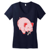 you are what you eat Women's V-Neck T-Shirt
