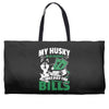 my husky is in charge! Weekender Totes