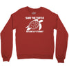 save the turtle Crewneck Sweatshirt