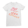 never retreat never surrender Ladies Fitted T-Shirt