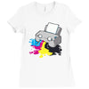 printer Ladies Fitted T-Shirt
