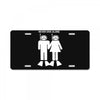 never dive alone scuba diving License Plate