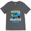 monster truck shirt for boys toddlers V-Neck Tee