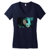 elon musk smoke Women's V-Neck T-Shirt