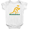 wallabies gold logo Baby Onesie