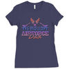 proud air force dad 2 Ladies Fitted T-Shirt