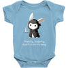 grim bunny Baby Bodysuit