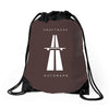 road autobahn Drawstring Bags