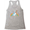 rainbow chainsaw massacre Racerback Tank