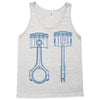 sketch of piston Tank Top
