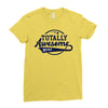 Totally Awesome Brother Ladies Fitted T-Shirt