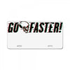go faster License Plate