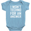 techno for an answer Baby Bodysuit
