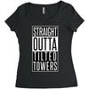 fortnite tilted towers Women's Triblend Scoop T-shirt