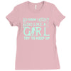 i ski like a girl Ladies Fitted T-Shirt