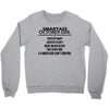 Smartass October Girl Crewneck Sweatshirt