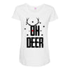 oh deer Maternity Scoop Neck T-shirt