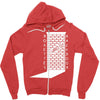 i warned you Zipper Hoodie