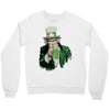st patricks day  uncle sam Crewneck Sweatshirt