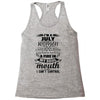 I Am A July Women Racerback Tank