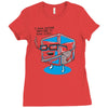 hipster ice cube Ladies Fitted T-Shirt