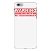 drinking with me pregnancy warning iPhone 6/6s Plus Case
