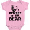 Beware Of The Bear Baby Onesie