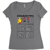 ikea hero type s Women's Triblend Scoop T-shirt