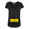 Under Construction Personalize Baby Maternity Scoop Neck T-shirt