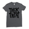 trick or treat Ladies Fitted T-Shirt