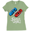 switch or die! Ladies Fitted T-Shirt