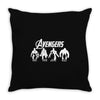 avengers team logo Throw Pillow