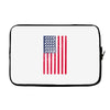 t-rex vintage american flag Laptop sleeve