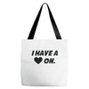 i have a heart on Tote Bags