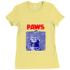 paws (jaws) Ladies Fitted T-Shirt