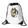 dragon freedom Drawstring Bags