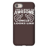 this is what an awesome uncle looks like   mens funny father's day iPhone 8