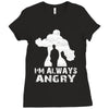 I'm Alway Angry Ladies Fitted T-Shirt