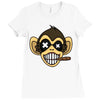 monkey Ladies Fitted T-Shirt