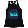 swag blu Racerback Tank