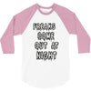 freaks come out at night girls 3/4 Sleeve Shirt