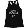 good looking kid Racerback Tank