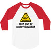 keep out of direct sunlight 3/4 Sleeve Shirt