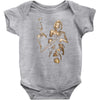 marilyn monroe machine gun gangster 100% cotton Baby Onesie