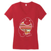 bunny rabbit in Women's V-Neck T-Shirt