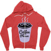 cool coffee please t shirt Zipper Hoodie