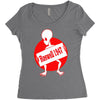 roswell t shirt alien t shirt ufo conspiracy Women's Triblend Scoop T-shirt