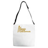i drink your milkshake Adjustable Strap Totes