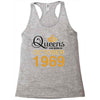 queens are born in october 1969 Racerback Tank