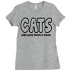cat lovers Ladies Fitted T-Shirt
